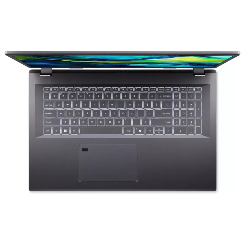 Portatīvais dators Acer Aspire 17 A17-51M-742J — Intel Core 7 150U, 17.3 collu FHD, 16 GB LPDDR5, 1 TB SSD, Windows 11