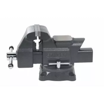Darbagalda skrūvspīles STANLEY 100 mm (4 collas) Smagās slodzes — stacionāras metāla skrūvspīles darbnīcai