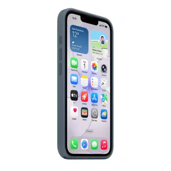 Silikona maciņš ar MagSafe Apple iPhone 17e — Anchor Blue, 6.1 collu (15.5 cm)