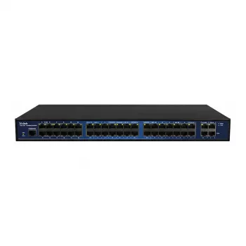 ALLNET ALL-SG9440MJ-10G pilnībā pārvaldāms Layer 2+ slēdzis, 44 porti Gigabit, 12x GbE, 28x GbE SFP, 4x SFP+, JSON API, Core slēdzis