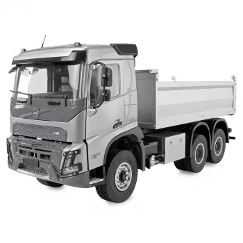 Ar vadību vadāms Amewi Volvo FMX E015 6x4 pašizgāzējs 1:14 RTR sudrabs