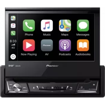 Pioneer AVH-Z7200DAB melns 1 DIN CD DVD MOSFET AAC FLAC MP3 WAV WMA JPEG