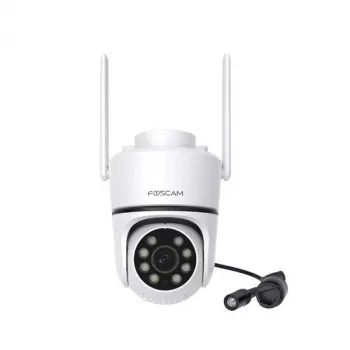IP kamera Foscam PD5 5 MP balta — āra/iekštelpu tīkla novērošana, 5 MP izšķirtspēja