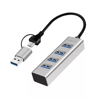 USB 3.0 4 portu USB-A centrmezgls 5 Gbit/s
