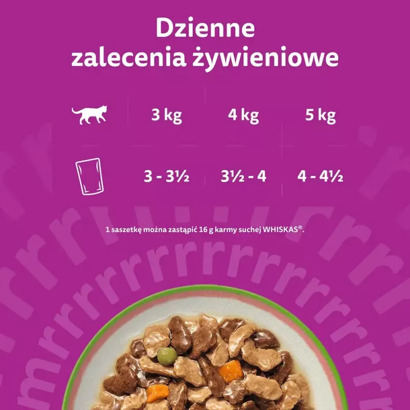 Slapjā kaķu barība Whiskas Tasty Mix šefpavāra izlase mērcē 40×85 g paciņas