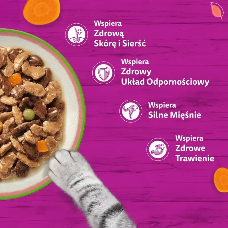 Slapjā kaķu barība Whiskas Tasty Mix šefpavāra izlase mērcē 40×85 g paciņas