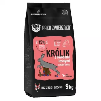 PAKA ZWIERZAKA truša ar meža ogām liela 9 kg sausā suņu barība