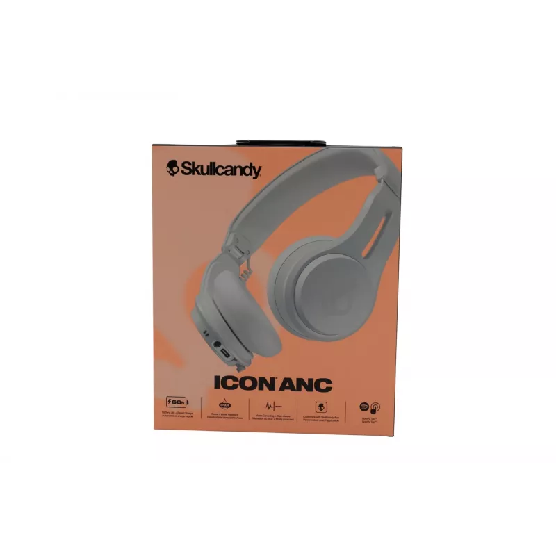 Skullcandy Icon ANC Bezvadu Uzliekamās Austiņas Orange Glow Bluetooth 5.3 ANC (S5IOW-S951)
