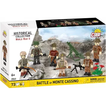 Konstruktors Cobi Bloki Kauja pie Monte Cassino COBI-2063 Vēsturiskā militārā diorāma