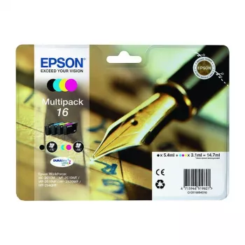 Epson T16P8 XL oriģinālās tintes kasetnes, 6 krāsas (C13T16P84510)