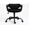 Biroja krēsls ActiveJet YK507 melns – grozāms ergonomisks darba krēsls, audums/PU, regulējams augstums