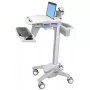 Multividuālo klēpjdatoru ratiņi ERGOTRON StyleView EMR SV41-6100-0 — balts, alumīnijs/plastmasa, 51 cm augstuma regulēšana, 26 kg