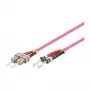 Patch kabelis LWL Duplex OM4 (Multimode, 50/125) SC/ST, LSZH, maināma polaritāte, 3m, Good Connections®