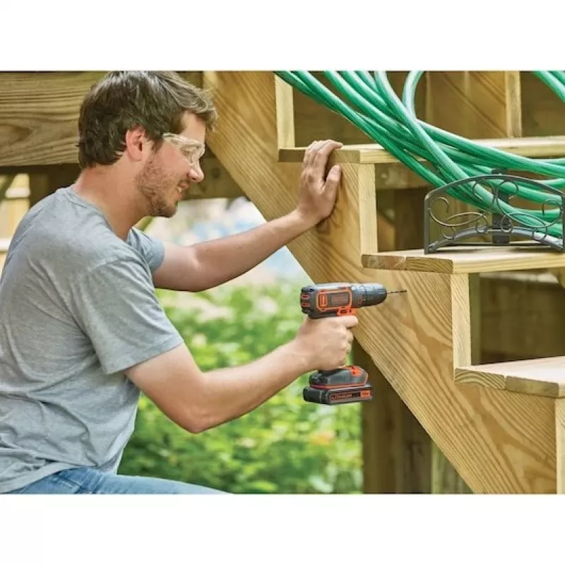 Black & Decker BDCDC18-QW urbjmašīna 650 RPM Melna, Oranža