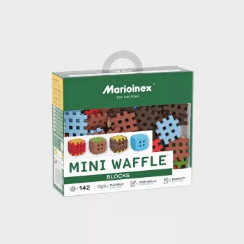 Marioinex Mini Waffle 908204 konstrukcijas bloki — 142 gabalu komplekts