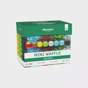 Marioinex Klocki Waffle Mini Blocks būvniecības rotaļlietu komplekts — 502 gabali