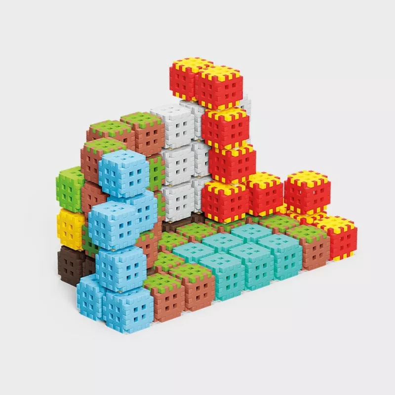 Marioinex Klocki Waffle Mini Blocks būvniecības rotaļlietu komplekts — 502 gabali