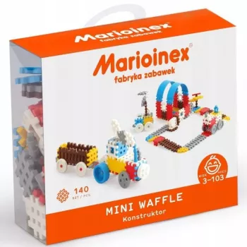 Marioinex Mini Waffle Set 2 — 140 gab., saliekamie celtniecības bloki