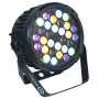 LIGHT4ME BLACK PAR 30x3W RGBA-UV LED prožektors
