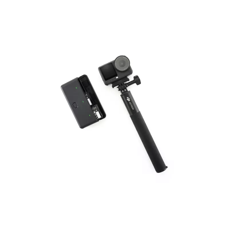Action kamera DJI Osmo Action 6 Adventure Combo — 38 MP, 4K Ultra HD, 1/1.1 collu CMOS, 155° redzes lauks, 2x digitālais tālummaiņa