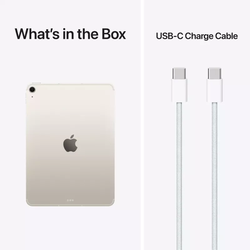 Planšetdators Apple iPad Air 11 collas M4 Wi‑Fi + Cellular 512GB Starlight