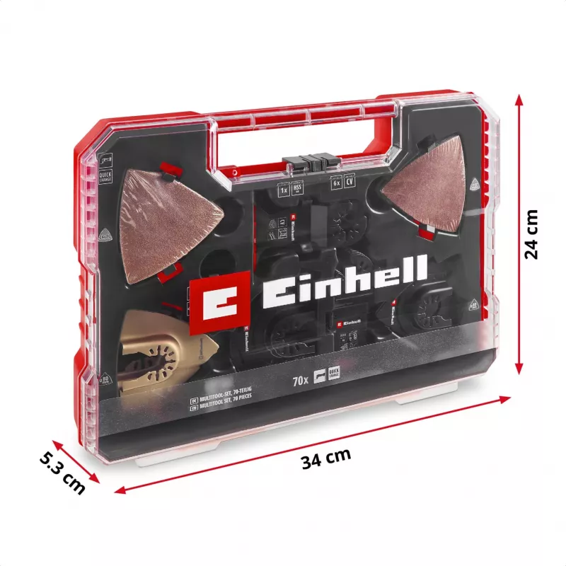 Ripzāģa asmens EINHELL 708170 HM/BiM/HCS — alumīnijam un tēraudam