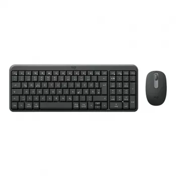 Logitech MK250 GRAPHITE bezvadu tastatūras un peles komplekts