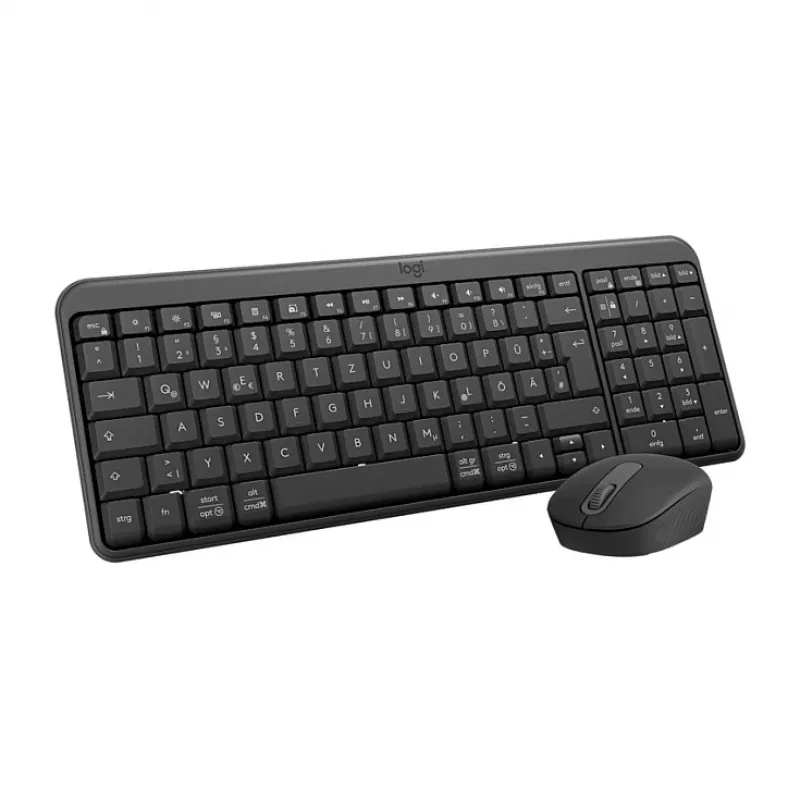 Logitech MK250 GRAPHITE bezvadu tastatūras un peles komplekts