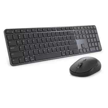 Dell Pro 7 Slim tastatūra un pele | KM726 | Bezvadu komplekts | Krievu izkārtojums | Bluetooth | Melns