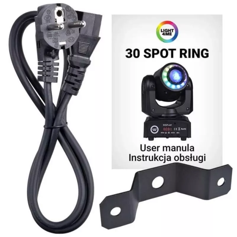 LIGHT4ME 30 SPOT RING - kustīgā galviņa LED gaisma, 30 W