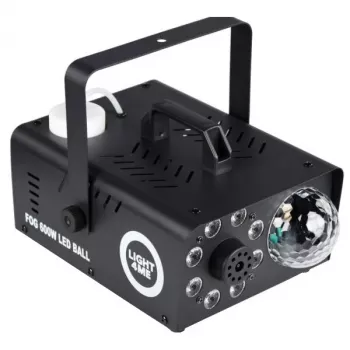 LIGHT4ME FOG 600W LED BALL - Dūmu/ miglas mašīna ar apgaismojuma efektu/disco bumba, bezvadu tālvadība