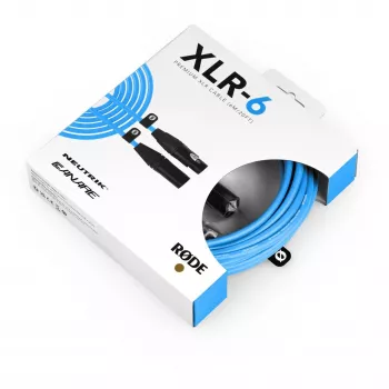 RØDE XLR6M-B Audio kabelis 6 m XLR zils (400832821)