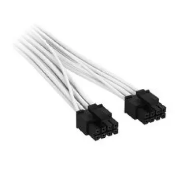 Corsair Premium Pīts 2x 8-Pin uz 12V-2x6 Kabelis, Type-5 Barošanas Blokam - Balts