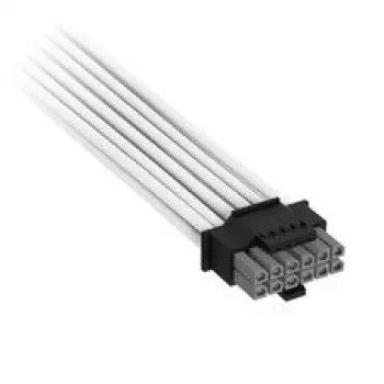 Corsair Premium Sleeved 12V-2x6 uz 2x 6+2-Pin PCIe kabelis, Universāls - Balts