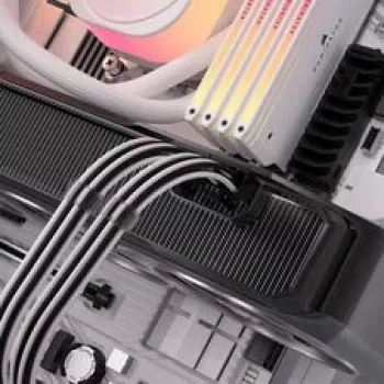 Corsair Premium Sleeved DC kabeļu starta komplekts, Type-5 barošanas blokiem - melns/balts