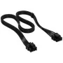 Corsair kabelis, Type 4, EPS/ATX12V, 8-pin (4+4), 750mm, individuāli apvalkots - melns