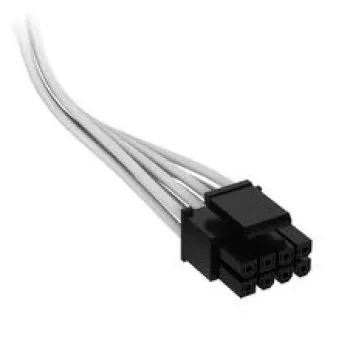 Corsair kabelis, Type 4, EPS/ATX12V, 8-pin (4+4), 750mm, individuāli aptīts - Balts
