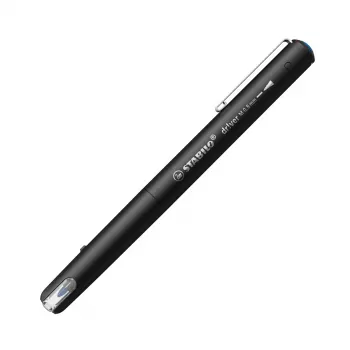 Rakstāmpiederumi Stabilo dr!ver fineliner Medium (0,8 mm) — zila tinte, melns korpuss
