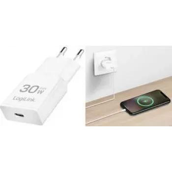 Logilink PA0347 Strāvas adapteris Balts