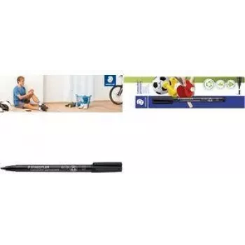Permanentais marķieris Staedtler 314-9 BK-1 — melns, Vācija