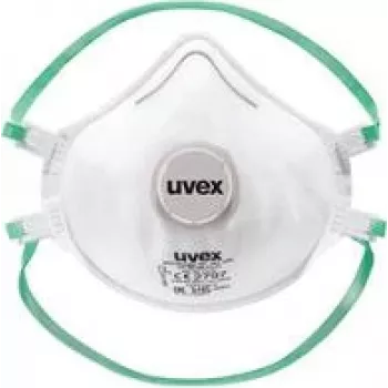 Respirators UVEX silv-Air classic 2310 planet FFP2 — vienreizlietojama pussejas aizsargmaskas, 15 gab. iepakojumā