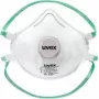 Respirators UVEX silv-Air classic 2310 planet FFP2 — vienreizlietojama pussejas aizsargmaskas, 15 gab. iepakojumā
