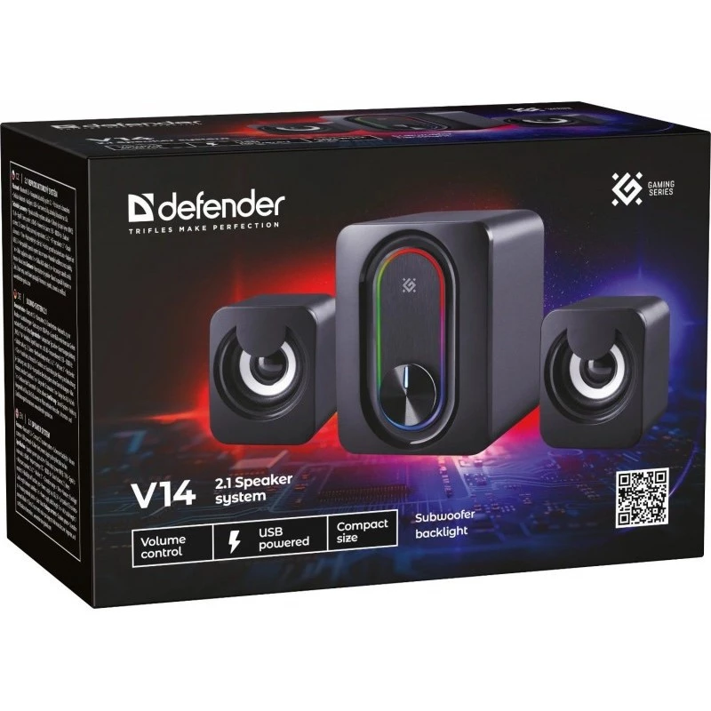 Defender V14 2.1 datorskaļruņi, 11 W, USB, Bluetooth