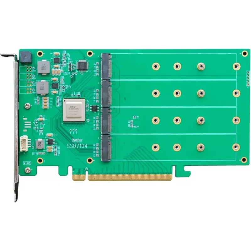 HighPoint SSD7104 - Uzglabāšanas kontrolleris (RAID)