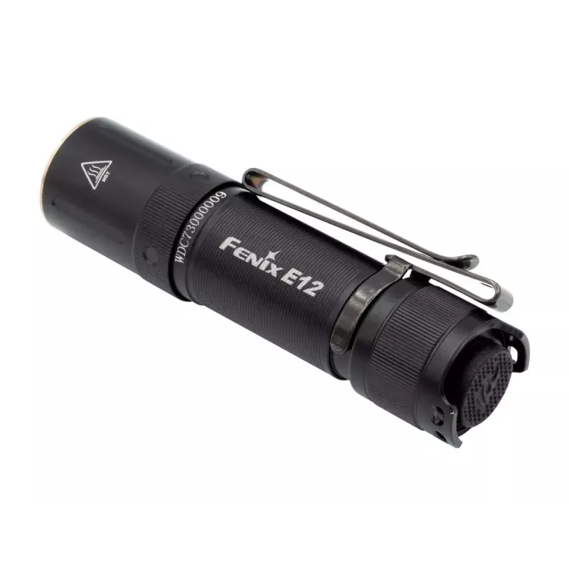 Kabatas lukturītis Fenix E12 V2.0 Melns LED Alumīnijs IP68 50000h