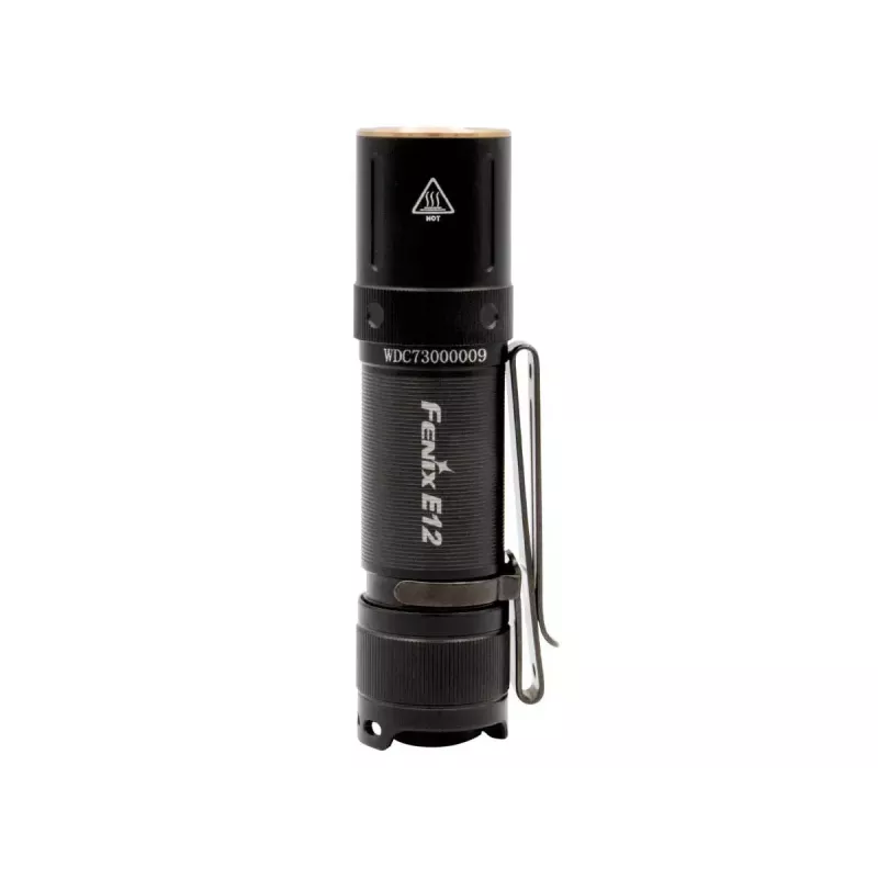 Kabatas lukturītis Fenix E12 V2.0 Melns LED Alumīnijs IP68 50000h