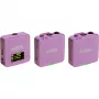 Bezvadu lavjeras mikrofons Rode Wireless Go III liliowy 2.4 GHz kompakts dizains