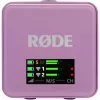 Bezvadu lavjeras mikrofons Rode Wireless Go III liliowy 2.4 GHz kompakts dizains