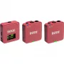 Bezvadu mikrofons Rode Wireless Go III Pink — kompakts 2,4 GHz raidītājs un uztvērējs, modelis WIGOGEN3ROS