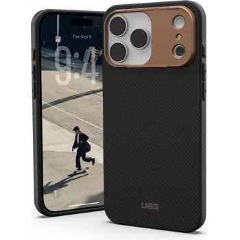 UAG Urban Armor Gear FIBR ARMR MagSafe Macītis | Apple iPhone 17 Pro Max | kevlar grafīts/bronza | 114554113985